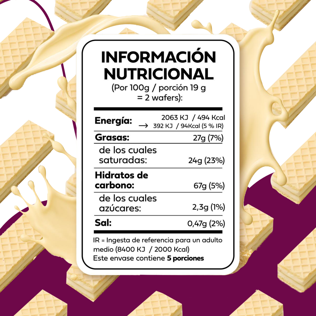 Happy Lea Life Wafers Vainilla