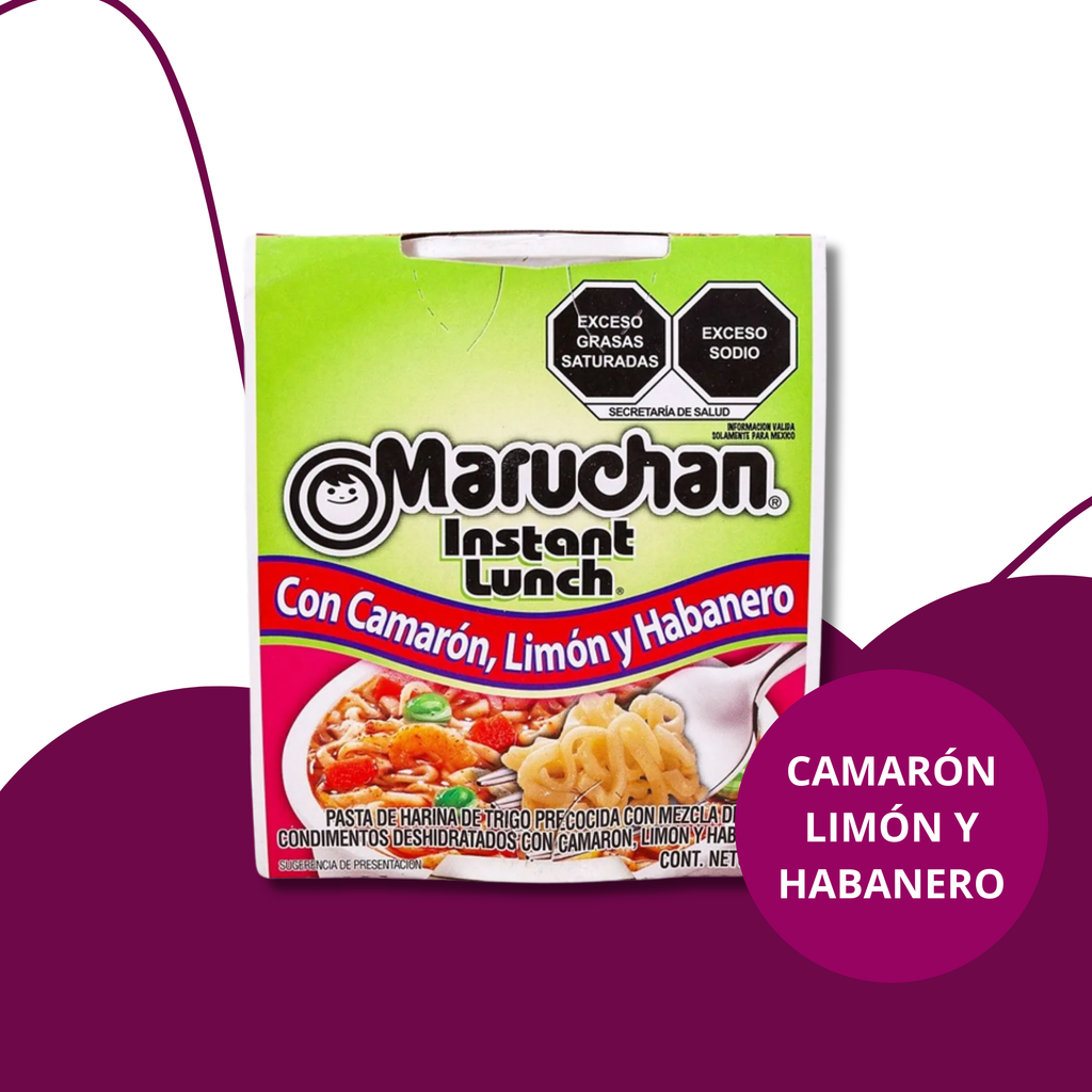 Maruchan camarón, limón y habanero
